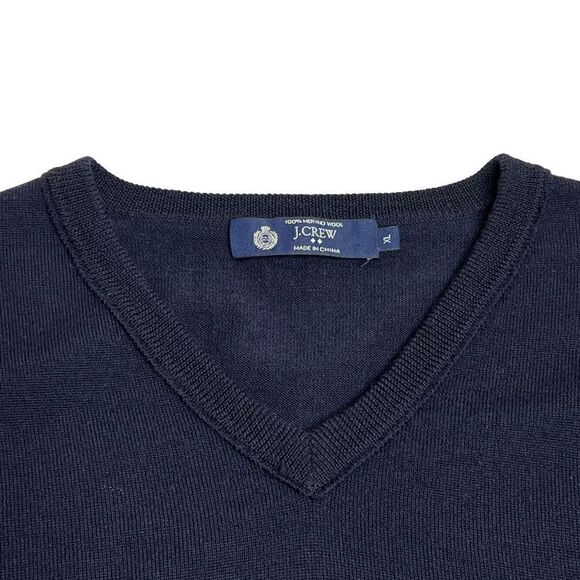 J. Crew Factory 100% merino wool V-neck sweater size XL - Picture 12 of 13